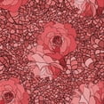 thumbnail image 1 of Ahgly Company Tapis d'Intérieur Lavable en Machine Carré Rouge, 4 Pieds Carré, 1 of 7