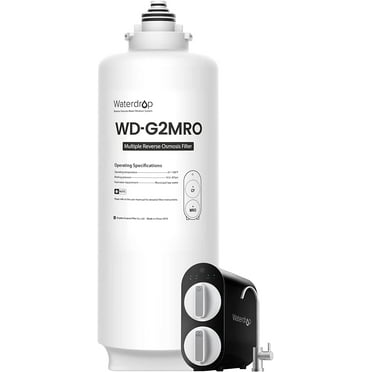 Waterdrop WD-G2MRO Reverse Osmosis Membrane Composite Filter, 2-year Lifetime, Replacement for WD-G2-B WD-G2-W Reverse Osmosis System