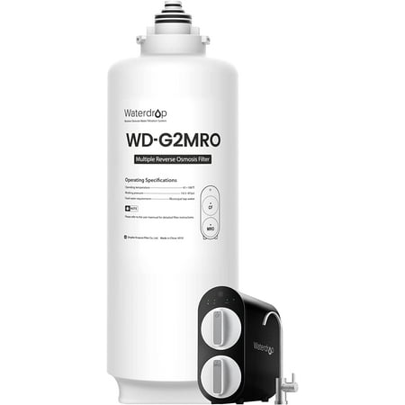 

Waterdrop WD-G2MRO Reverse Osmosis Membrane Composite Filter 2-year Lifetime Replacement for WD-G2-B WD-G2-W Reverse Osmosis System