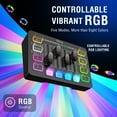 thumbnail image 6 of FIFINE SC3 Gaming Audio Mixer, 4 Channels Audio Interface with XLR/6.35mm/3.5mm Inputs, RGB Streaming Sound Card with Monitor, 48V Power, Mute Button, 6 of 10