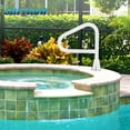 thumbnail image 4 of Saftron 24 Inch Steel Inground Hot Tub Spa Floor Rail, White, 4 of 7