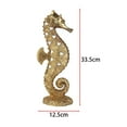 thumbnail image 4 of jicheng Singing Bird Wall Clock Tabletop Sculpture Resin Figurine Decorative Gift Ornament Gold Color Statue for Office Cabinet Bedroom Living Room Fireplace Bird Clocks Wall Clocks Hanging, 4 of 8