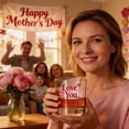 thumbnail image 4 of Heartwarming Day Glass Mug With Inspirational Quote And Floral Design Perfect For Mom Grandma Wife, 4 of 7