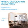 thumbnail image 3 of Espejo Cuerpo Completo Grande Onof Marco Rectangular Moderno, 3 of 7