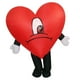 thumbnail image 1 of Este disfraz inflable en forma de corazón presenta un diseño humorístico, lo que lo hace... Ojos sencillos, 1 of 9