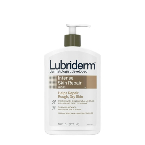 Lubriderm Intense Dry Skin CM31Repair Lotion for Relief of Rough, Dry Skin, Fast Absorbing, 16 fl. Oz (Pack of 6)