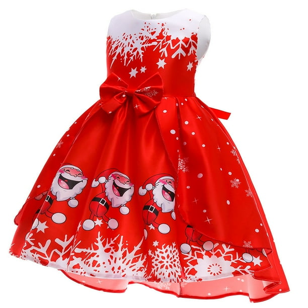 jovati Girls Christmas Dress Infant Baby Kids Girls Christmas