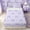 Purple, variant on Erosebridal Polka Dot Bow Ribbon Zipper Queen Comforter Set with Fitted Sheet and 2 Pillowcases for Women Girls, Kawaii Love Heart Zipper Bedding Set, Pink Reversible, 4 Pieces