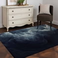 thumbnail image 5 of Navy Blue Abstract Art Area Rug 4x6 Washable Rug Non Slip Modern Waves Art Large Area Rug Indoor Floor Carpet for Entryway Bedroom Kitchen Living Room Home Office Dining Room Nursery, 5 of 8