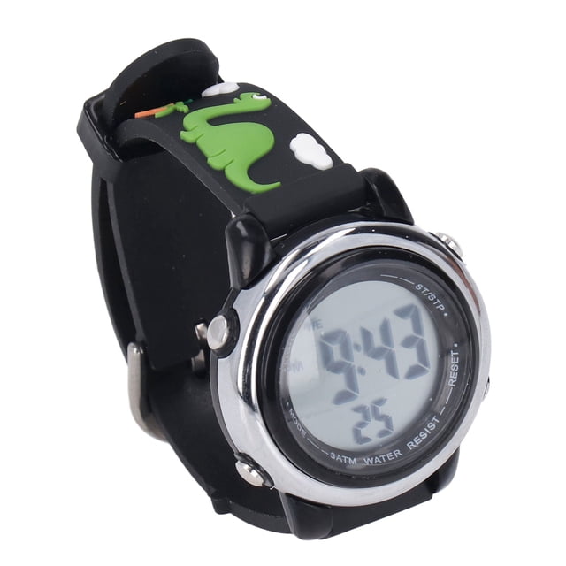Reloj Deportivo Digital ANGGREK Para Niños Resistente Al Agua LCD Diseño de Dibujos Animados