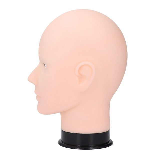 Male Mannequin Head Model PVC Bald Versatile Wig Hat Display Salon Beauty School Shop