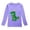 T10-Purple, variant on Ulitacool Tops For Girls Christmas Long Sleeve Dinosaur Pattern O Neck Xmas Tee 10-11 Years Blue