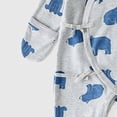 thumbnail image 5 of CAUYDY Newborn Boy Coming Home Outfits Baby Clothing 0 3 6 9 Months 1T 2T Preemie Long Sleeved Sleepers Infant Boys Romper Fall Winter Toddler Pajamas Grey for Sizes 3-6 Months, 5 of 6