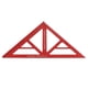 thumbnail image 1 of Regla Triangular Para Carpintería, Regla Triangular De ángulo Recto De Gran Tamaño Fuerza De Operación Fácil Para Dibujo Industrial ANGGREK Otros, 1 of 8