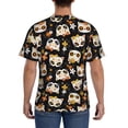 thumbnail image 2 of Naloa Flower Fox Men's T-Shirt Sport T-shirt Men's Basic Tee Casual Men's Shirt, Round Neck, Short Sleeves - Medium, 2 of 5