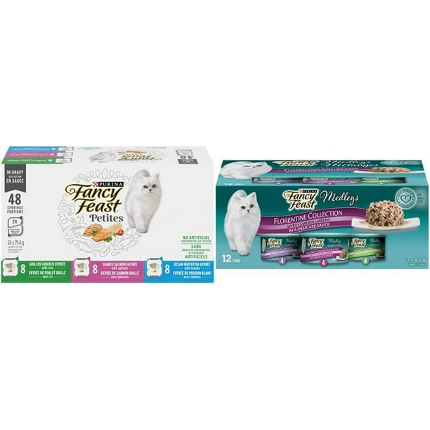 Fancy Feast, Petites Wet Cat Food, in Gravy Collection Variety Pack