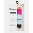 thumbnail image 2 of No Boundaries Cotton Bikini Panties, 5-Pack, Women’s and Women’s Plus, 2 of 8