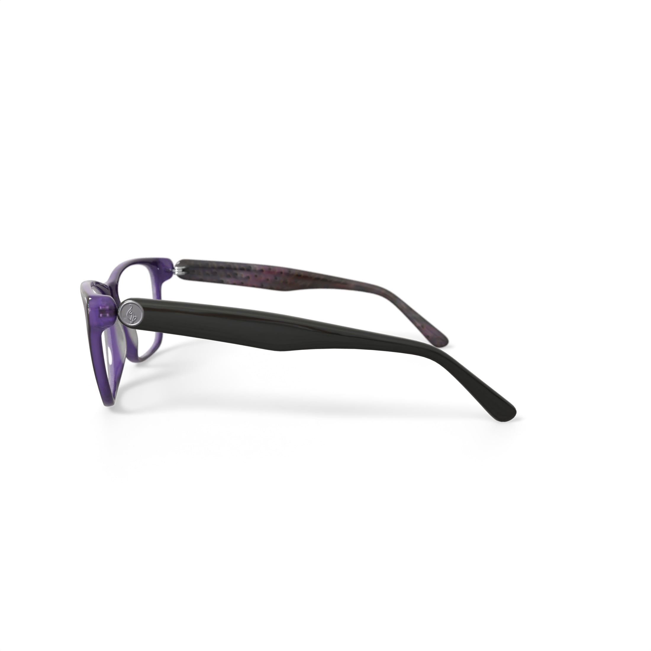 Baby Phat Women's BV244 Square Prescription Eyeglasses with Case, Red/Purple