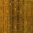 thumbnail image 1 of Ahgly Company Indoor Square Southwestern Yellow Country Area Rugs, 8' Square, 1 of 4