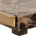 thumbnail image 6 of Uttermost Marble Tray Crest in Chocolate, 6 of 6