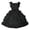 Black, variant on Qiopertar Women's Lace Dress with Bow Sleeveless Round Neck Casual Party Cocktail Short Dress, Purple L