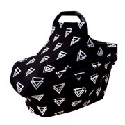 Nursing Cover, Car Seat Canopy, Shopping Cart, High Chair and Carseat Covers for Boys and Girls - Best Stretchy Infinity Scarf and Shawl - Multi Use Breast Feeding Cover Up