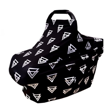 Nursing Cover, Car Seat Canopy, Shopping Cart, High Chair and Carseat Covers for Boys and Girls - Best Stretchy Infinity Scarf and Shawl - Multi Use Breast Feeding Cover Up