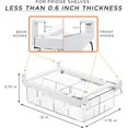 thumbnail image 3 of Sorbus Tiroir Réfrigérateur Coulissant - Tiroir à Charcuterie Attachable - Bac de Rangement Réfrigérateur Réglable - Accessoires de Cuisine en Plastique Transparent, 3 of 9