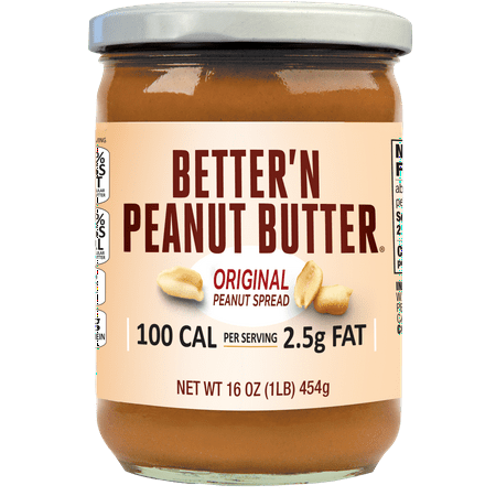 Better 'N Peanut Butter Original Spread, 16 oz (Pack of 6)