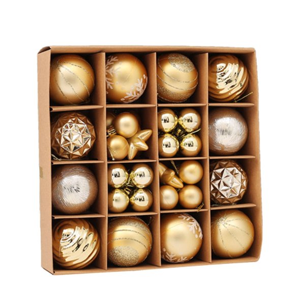 Deals of The Day Christmas Xmas Tree Decor Ornament Rustic Christmas Decorations Christmas Box Coloured Drawing or Pattern for Home Party Gifts for Xmas Holiday Decor