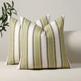 thumbnail image 6 of 2-Pack Modern Decorative Throw Pillow Covers, Textured Stripe Cushion Cases for Sofa Couch Bed Living Room Home Décor, 6 of 7