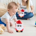 thumbnail image 1 of Active Moving Pet Plush Toy, 2024 New Interactive Kid Toys Talking Squeaky Moving Talking Toy, Washable Cartoon Animal Plush Sound Interactive Toy, Cute Shake Bounce Toys for Kids (Santa Claus), 1 of 3