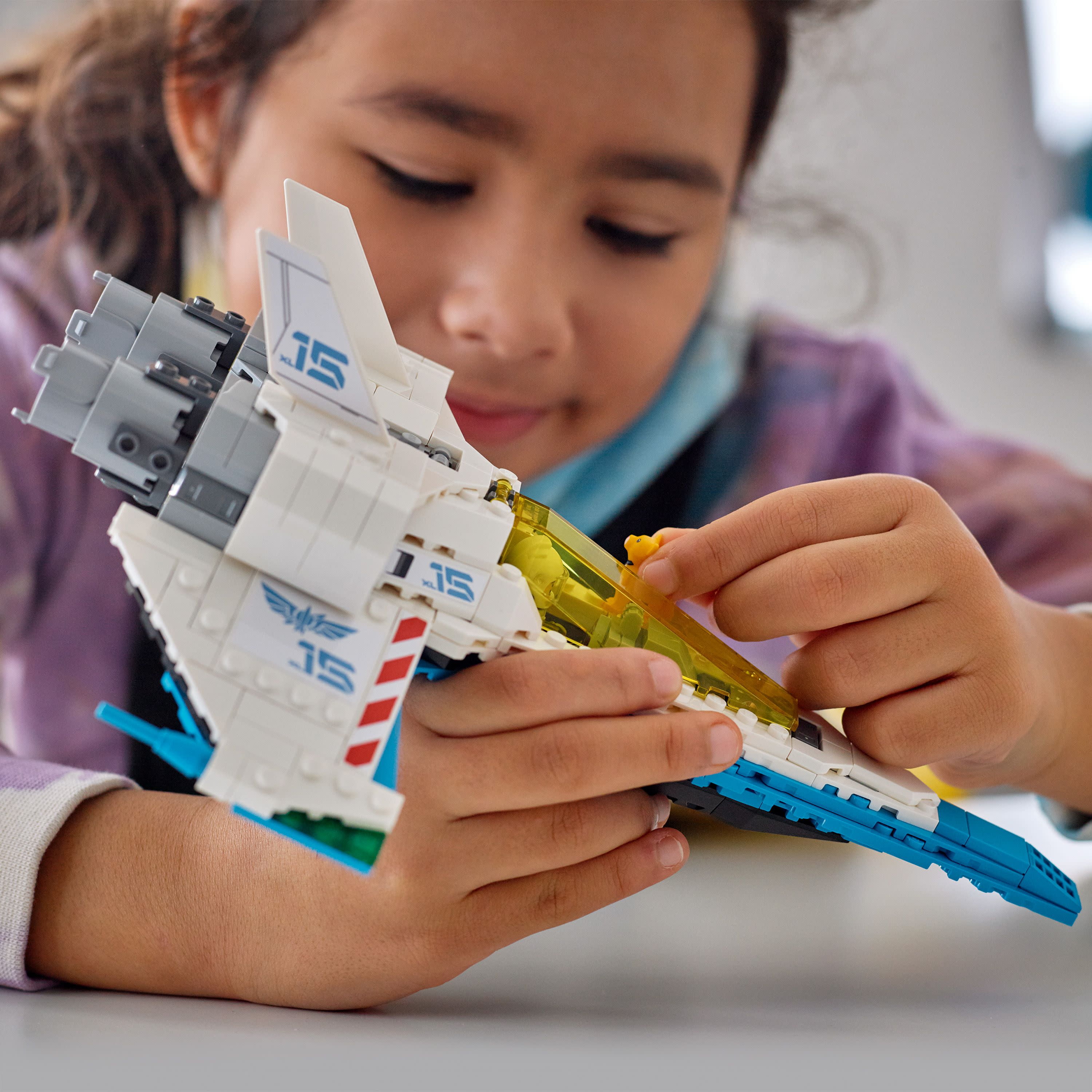 LEGO Disney Pixar Lightyear Buzz, XL-15 Spaceship 76832 Building Toy Set (498 Pieces), Plastic