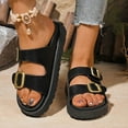 thumbnail image 4 of Mepaouo Women's Slide Sandals Recovery Sport Sandal Ladies Orthotic Cushion Beach Shoes with Two Buckles, 4 of 9