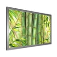 thumbnail image 2 of Designart 'Bright and Green Bamboo Stems' Transitional Framed Art Print, 2 of 4
