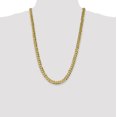 thumbnail image 2 of 14k Yellow Gold 26 Inch 8.5mm Curb Chain Necklace Pendant Charm Beveled, 2 of 9