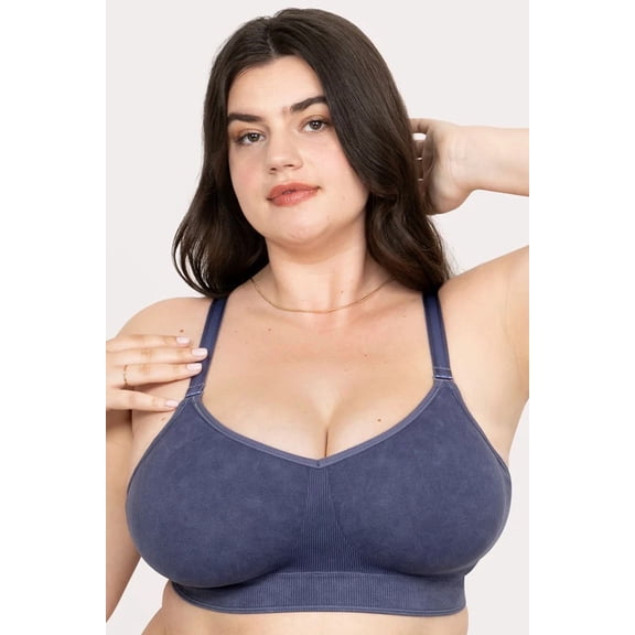 Curvy Couture Smooth Seamless Comfort Wireless Bra 1331