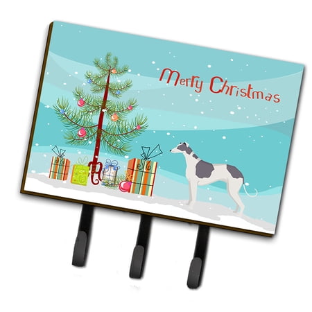 Greyhound Christmas Tree Leash or Key Holder