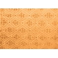 thumbnail image 1 of Ahgly Company Indoor Rectangle Abstract Orange Modern Area Rugs, 2' x 5', 1 of 4