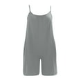 thumbnail image 5 of Baikeli Jumpsuits for Women Casual,Women Plus Size Baggy Loose Jumpsuits Sleeveless Shorts Overall Overalls for Women, 5 of 5