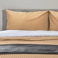 thumbnail image 6 of Queen Size 400 Thread Count Cotton Pillowcases Set of 2, Solid Percale Envelope Closure Pillow Cases by SimpleField - Soft, Smooth & Breathable ( Beige ), 6 of 6
