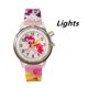 thumbnail image 1 of 2022 nuevo diseño de unicornio Flash reloj para niños con luces jalea correa suave dibujos animados Pony reloj niño niña niños relojes de cuarzo reloj Gao Jinjia LED, 1 of 2