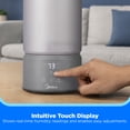 thumbnail image 4 of Midea 1 Gallon Gray Ultra-Sonic Cool Mist Humidifier with Aroma Tray and 360° Mist Nozzle, MSU16UC1DG, 4 of 14