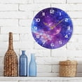 thumbnail image 7 of SKYSONIC Space Galaxy Wall Clock 10 Inch Silent Non Ticking Round Clock Oil Painting Clock Easy to Read Clock for Living Room Bedroom Bathroom Home Decor, 7 of 7