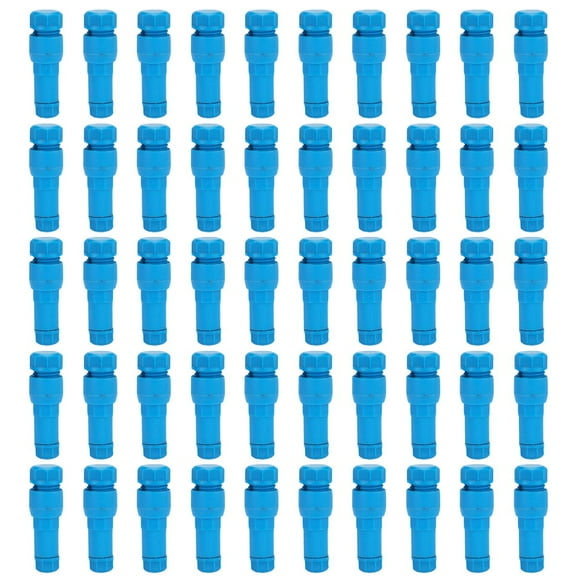 50pcs T-Piercing Quick Connect Wire Connectors for Convenient Landscape Lighting