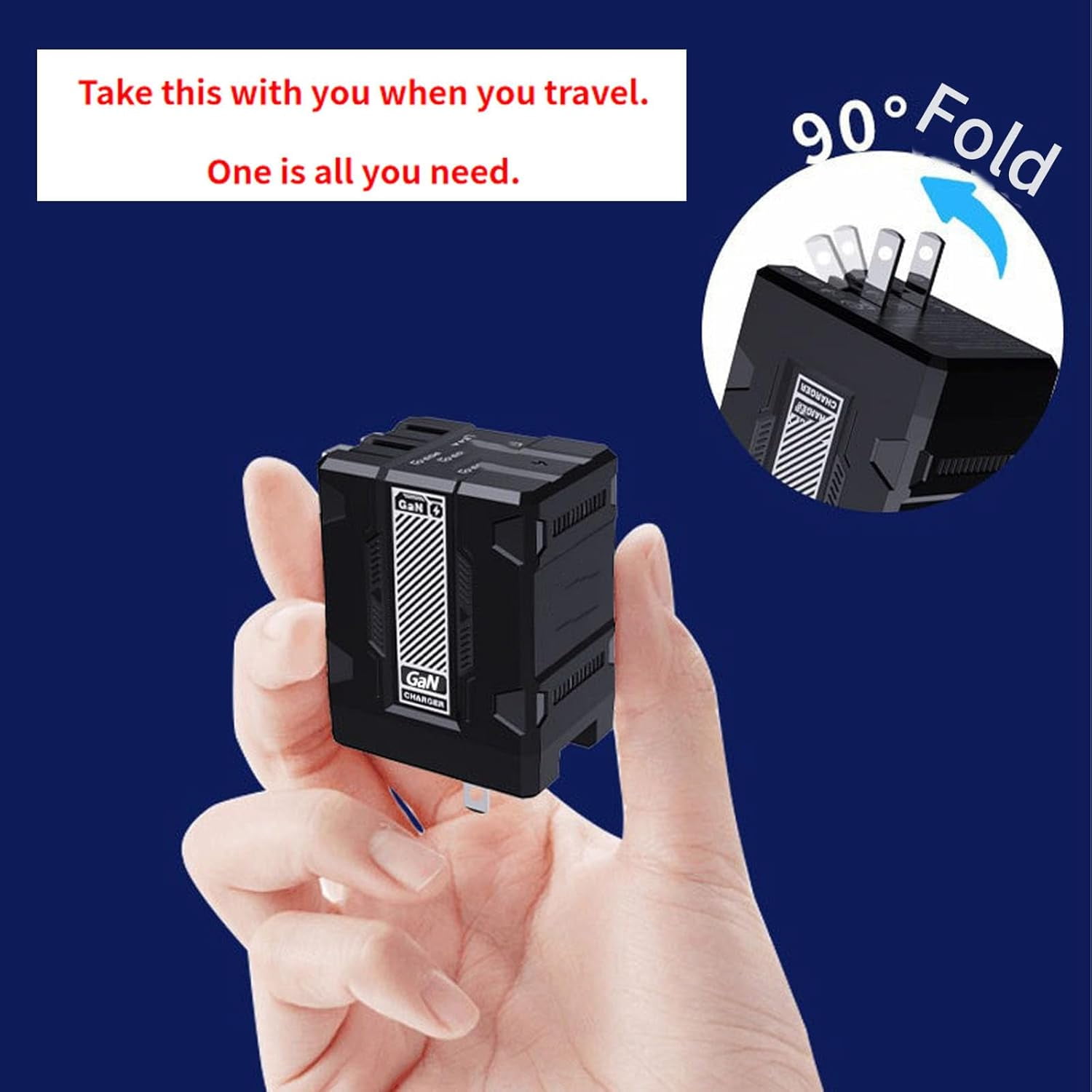 Charger with Retractable Cables,Smart 2-in-1 Foldable Wall Charger,Features Dual 31-inch Retractable Cables,20W PD Fast Charging & Efficient Temperature Management
