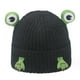 thumbnail image 1 of Gorro de lana con protección para las orejas con forma de rana de dibujos animados, divertido gorro de lana holgado y cálido para esquiar en invierno, 1 of 5
