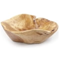 thumbnail image 5 of 2X Cuenco de Madera para Servir Ensalada de Frutas de RaíZ Tallados A Mano Sala de Estar 25-29cm, 5 of 5