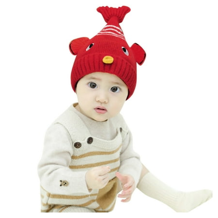 

Relanfenk Baby Hats Girl Boy Winter Warm Cartoon Earflap Knit Crochet Beanie Hat