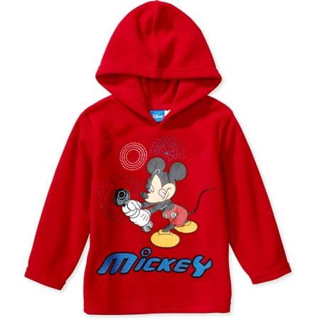 Disney - Toddler Boys' Mickey Mouse Fleece Hoodie - Walmart.com